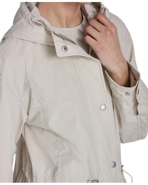 Levi's Gray Hooded Zipper And Button-snap Jacket