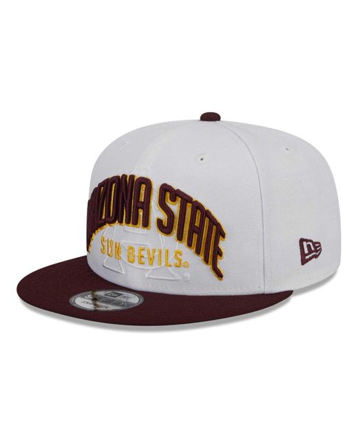 New Era Men's Gray Arizona State Sun Devils Summer Vibes 9FIFTY Snapback Hat  - Macy's