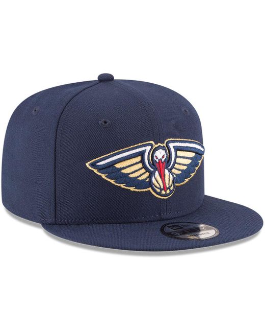 KTZ Blue New Orleans Pelicans Official Team Color 9fifty Snapback Hat for men