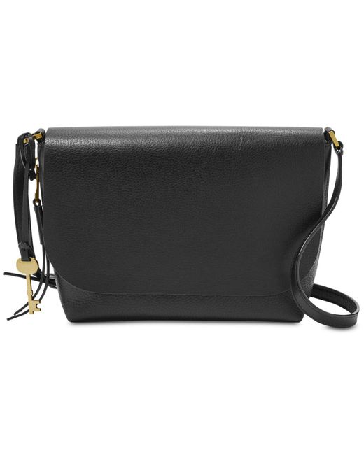 fossil maya crossbody black