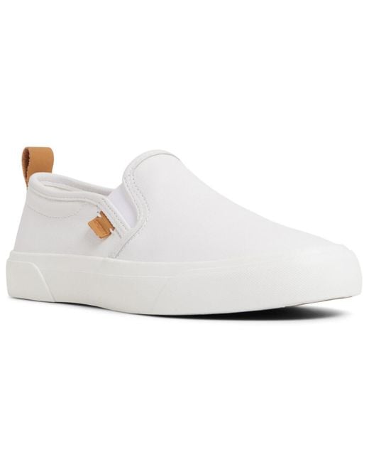 Sperry Top-Sider Women's White Bermuda Beach Twill Slip-on Sneakers