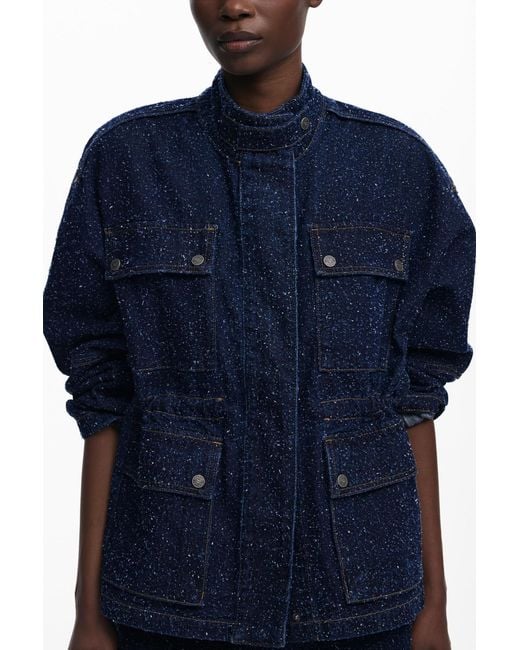 Desigual Blue Trucker Jacket