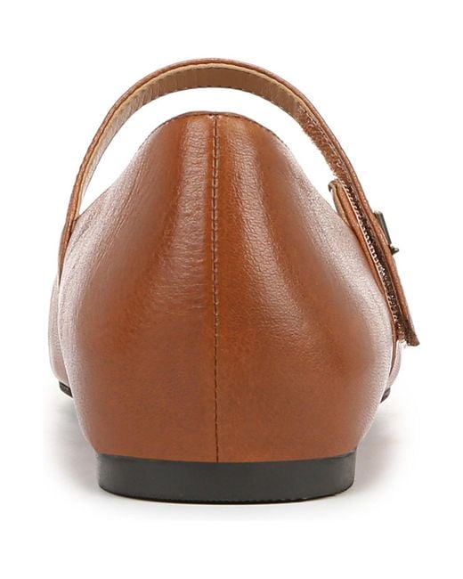 Vionic Brown Alameda Mary Jane Flats