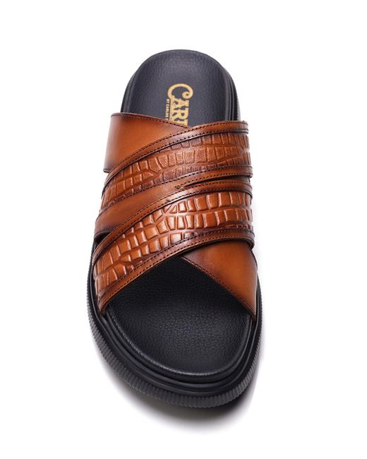 Carlos By Carlos Santana Red Rhythm Sandals for men