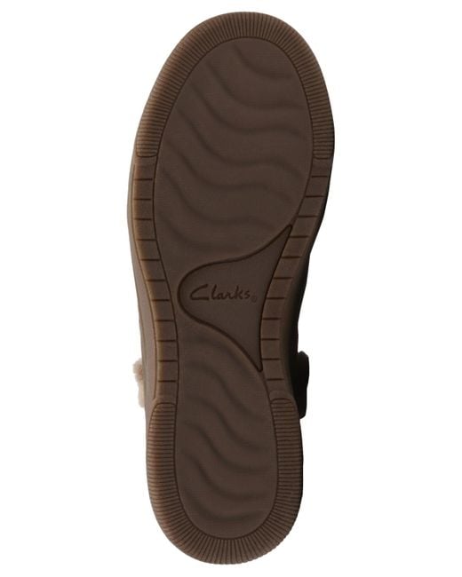 Clarks Brown Cloudsteppers Breeze Wedge Ankle Booties