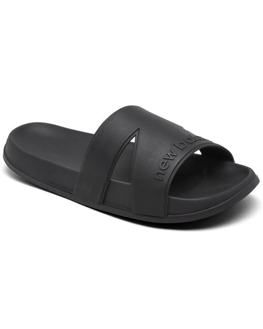 New Balance Black 200 Slide Sandals From Finish Line