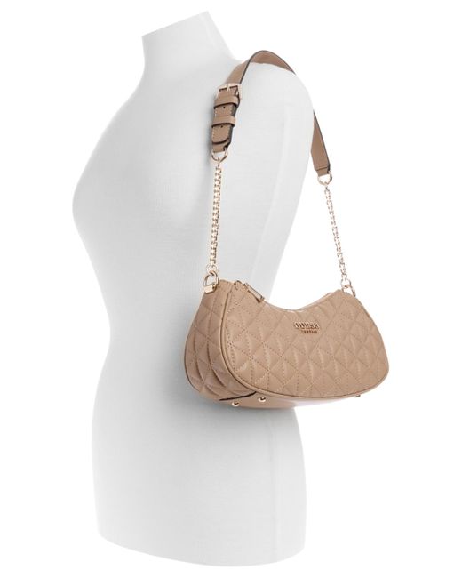 GUESS BORSA A tracolla Noelle Mini Top Zip Shoulder Bag Teal EUR 115,00