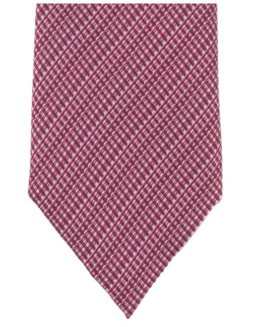 Alfani Gray Balaton Textured Stripe Tie for men