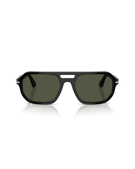 Persol Green Rectangle Guido Sunglasses