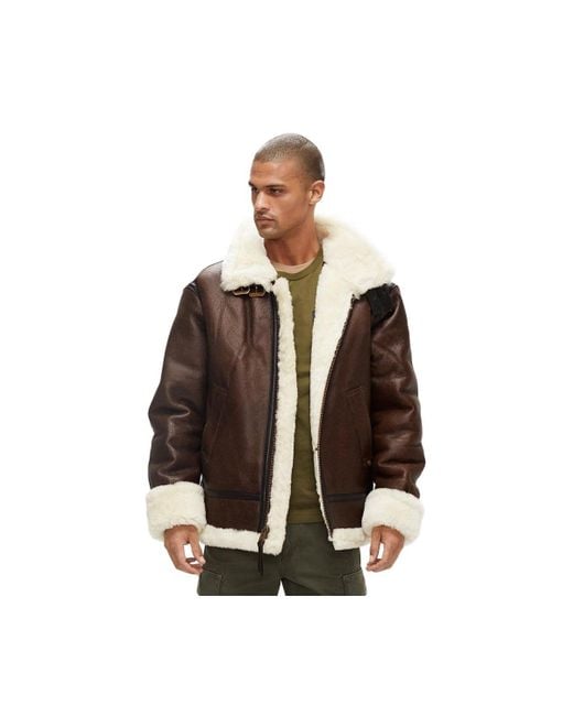Sheepskin Alpha Industries Sherpa Jacket Alpha Industries B3 Faux