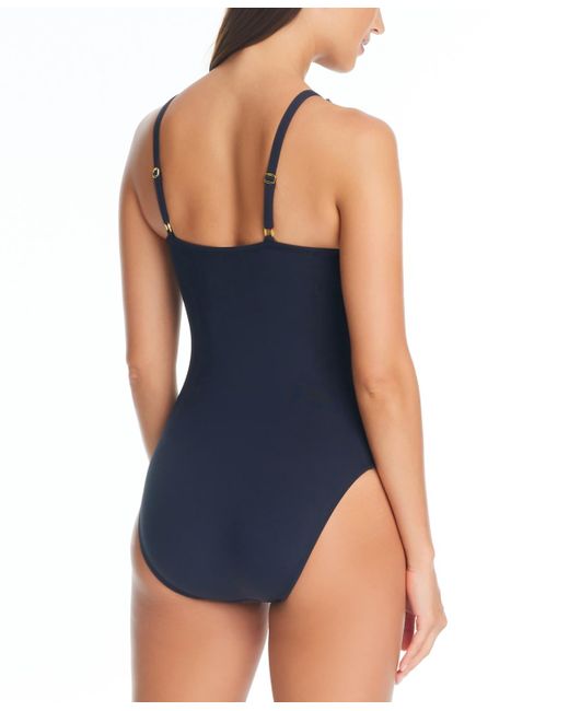 Bleu Rod Beattie Blue Don't Mesh With Me One-piece Swimsuit