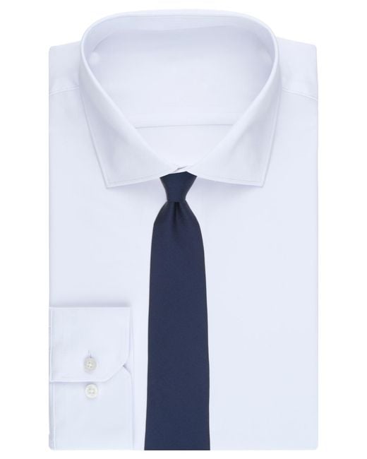 Brooks Brothers Blue B By Solid Pattern Classic Tie for men