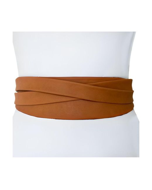 Ada White Classic Wrap Belt