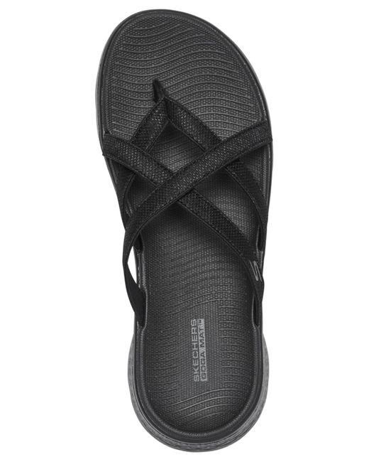 Skechers Black Go Walk Flex Sandal