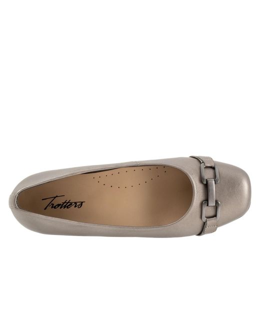 Trotters Gray Sadie Flat