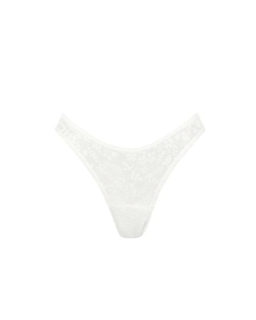 CUUP White The Thong