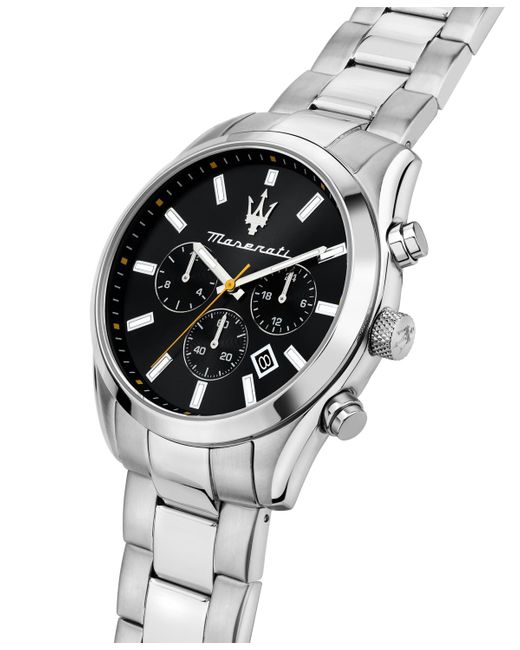 Maserati Gray Multifunction Metal Band Watch for men