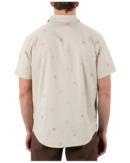 Hurley White Lido Stretch Short Sleeve Shirt for men