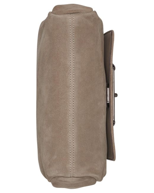 Karl Lagerfeld Gray Bridgette Medium Shoulder Bag