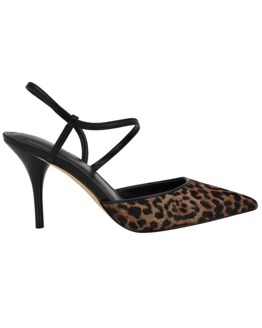 Calvin Klein Metallic Cordera Strappy Stiletto Pumps