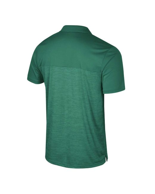Colosseum Athletics Green Michigan State Spartans Langmore Polo for men