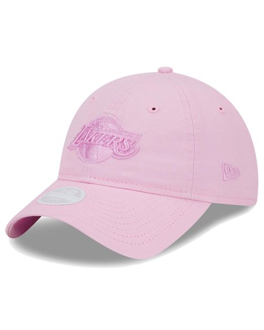 KTZ Pink Los Angeles Lakers Colorpack Tonal 9twenty Adjustable Hat