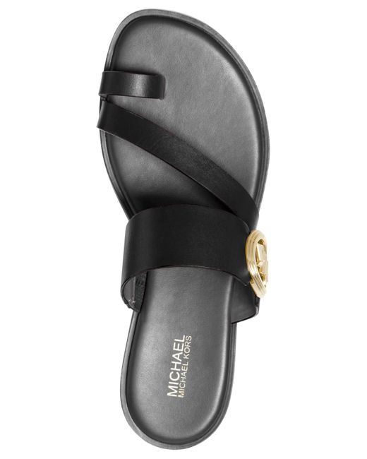 August Signature Logo Sandal | Michael Kors