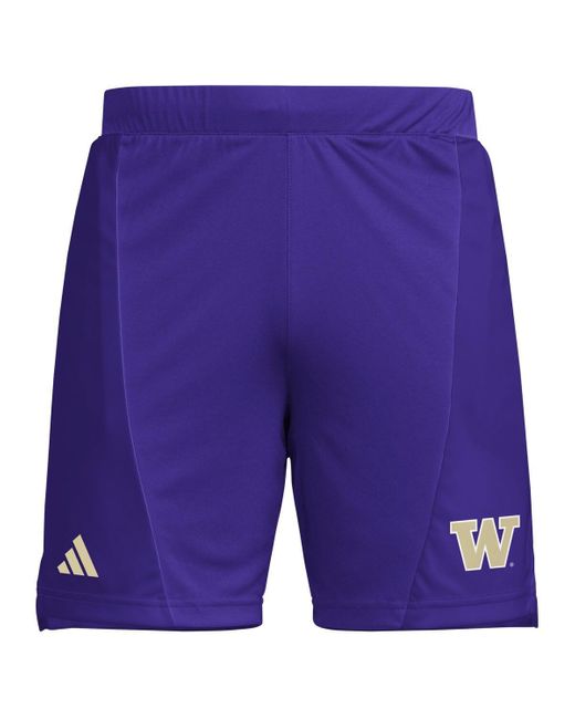 Adidas Blue Washington Huskies Designed For Training 7" Aeroready Shorts for men