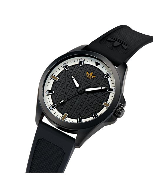 Adidas Black Analog Silicone Watch