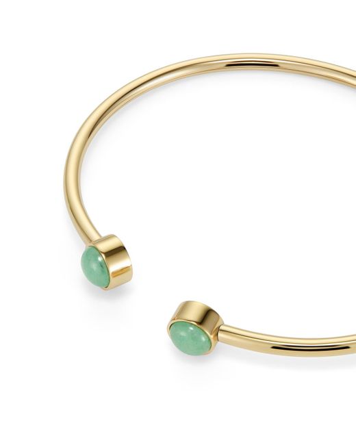 Olivia Burton Metallic Tone Stainless Steel Bangle Bracelet