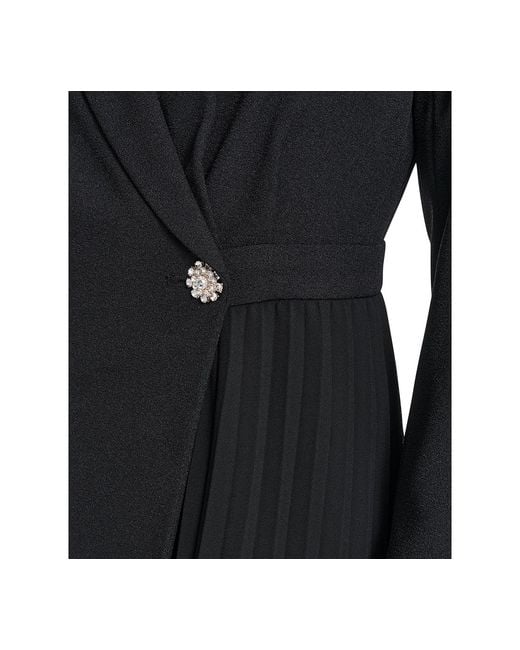 white puff sleeve long dress Puff-Sleeve Off-White A-Line Midi Dress
