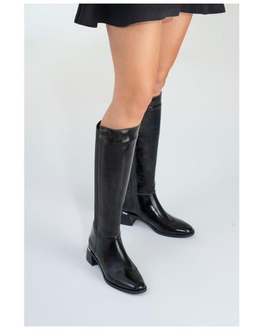 Forever & Always Shoes Black Rochos Leather Boot ()