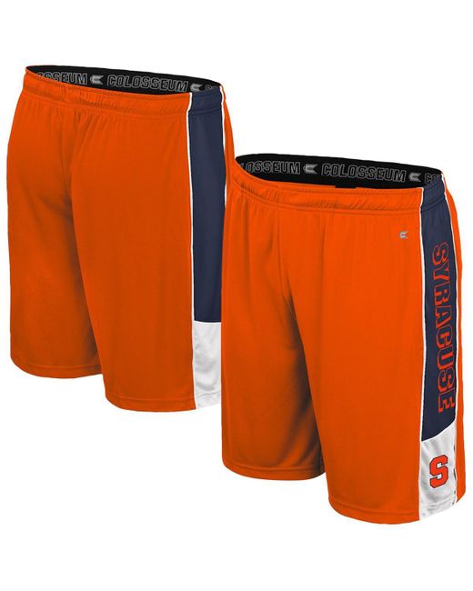 Colosseum Athletics Orange Syracuse Quantum Shorts for men