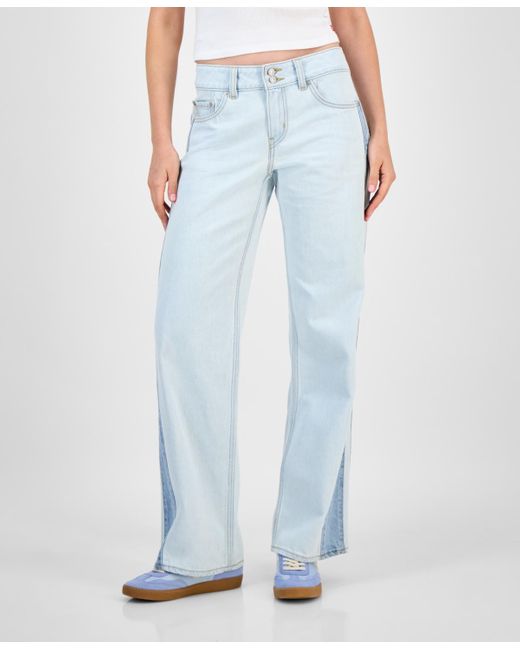 Levi's Blue Superlow Straight-leg Loose Jeans