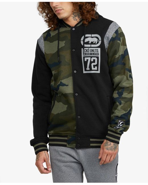 Ecko' Unltd Fleece Duo 72 Varsity Jacket for Men Lyst