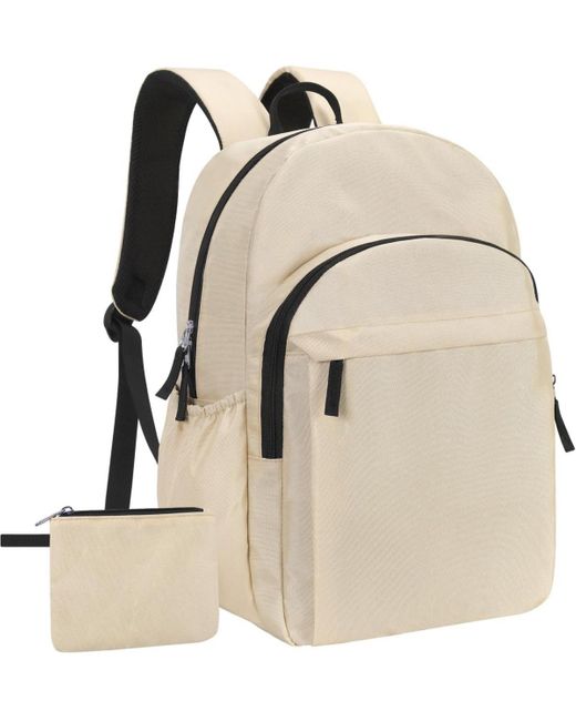 Wosofe Natural 15.6 Inch Basic Backpack