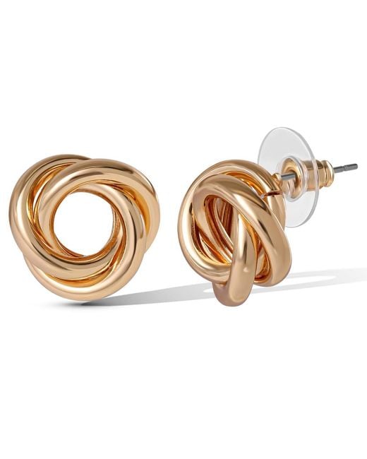 Jessica Simpson Metallic Mixed Shape Earring Set