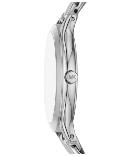 Michael Kors Metallic Slim Runway Three-hand Stainless Steel Watch 38mm