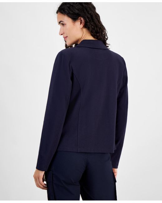 Nautica Blue Jeans Open-front Captain's Jacket