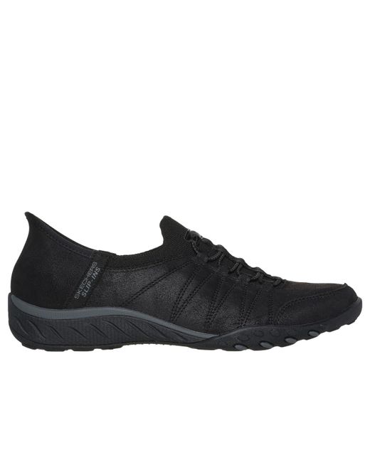 Skechers Black Slip-ins Breathe Easy Slip-on Walking Sneakers From Finish Line