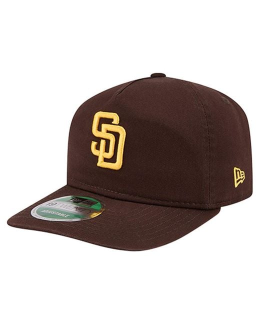 KTZ Brown San Diego Padres Team 19twenty Adjustable Hat for men