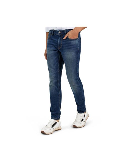 DKNY Blue Mercer Skinny Fit Jeans for men