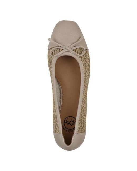 White Mountain Gray Boco Round Toe Ballet Flats