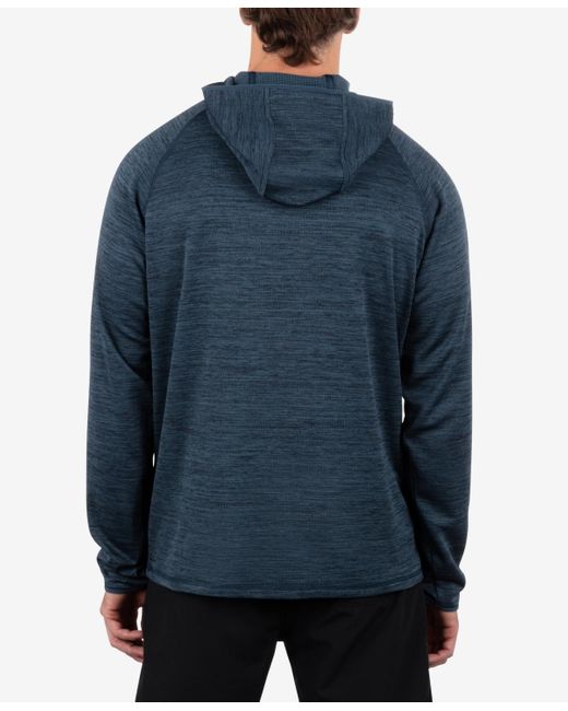 Hurley Blue H2o Dri Daybreak Pullover Sweatshirt for men