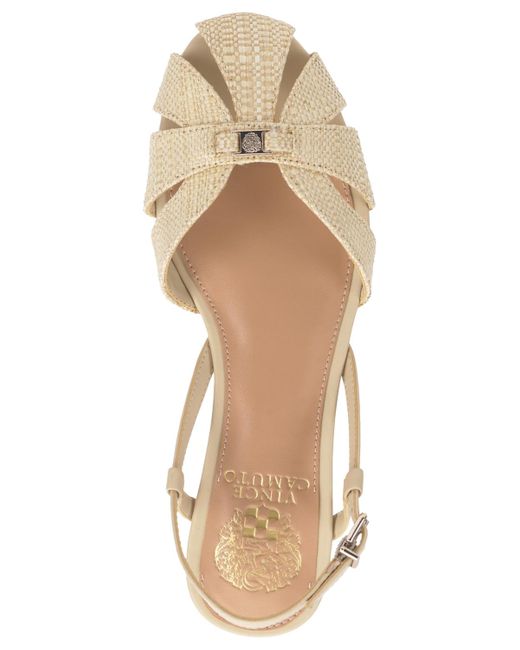 Vince Camuto Metallic Cacey Slingback Fisherman Flats
