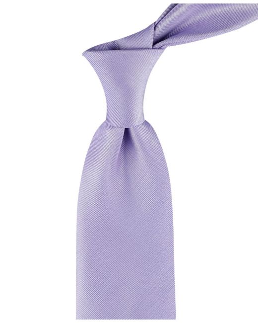 Calvin Klein Purple Silver-spun Solid Tie for men