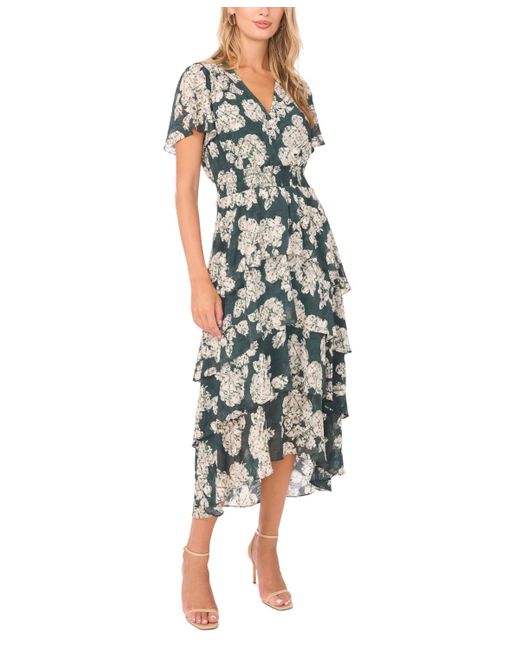 Vince Camuto Women's Smocked Waist Dress Vince Camuto Women's Smocked Waist Dress