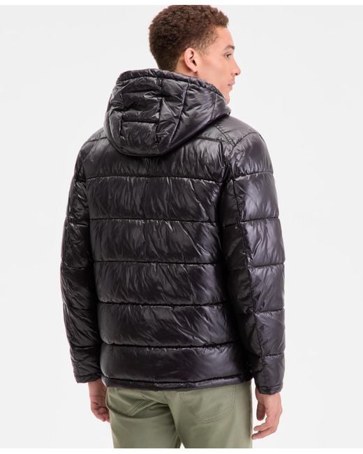 Michael Kors Gray Puffer Jacket for men