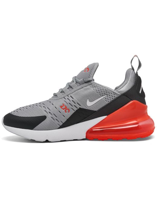 Nike Gray Kids Air Max 270 Casual Sneakers From Finish Line