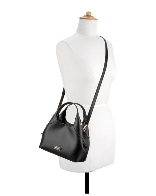 Nine West Black Eamon Top Handle Crossbody Bag